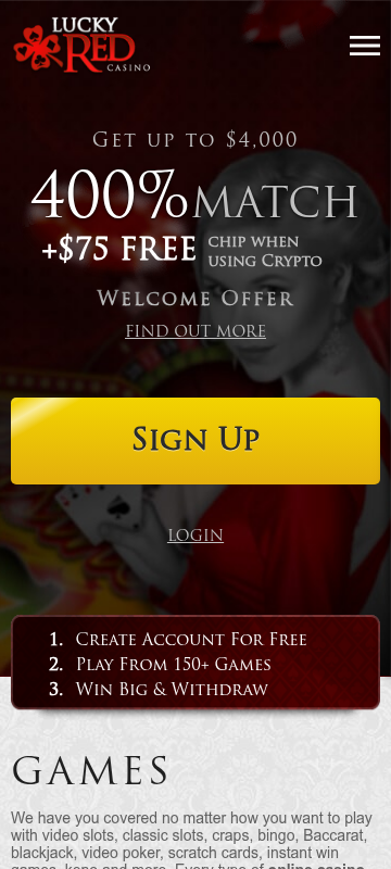 Lucky Red Casino mobile